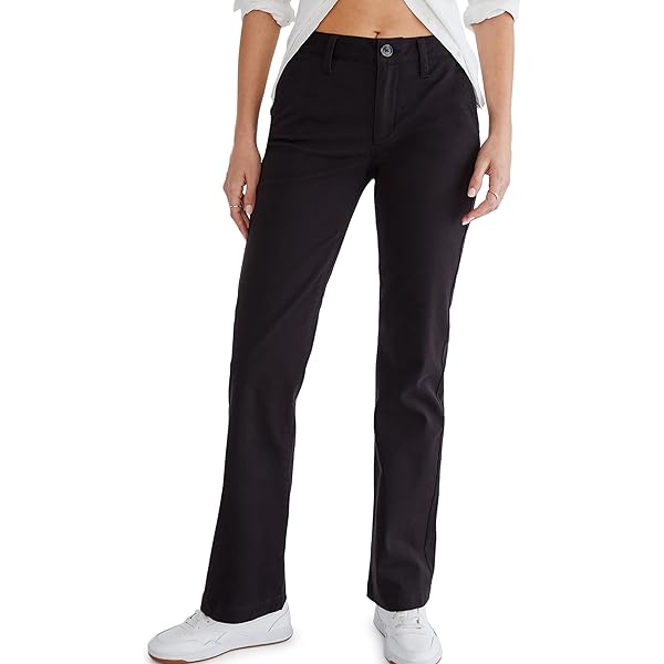 Dickies Girl Junior's Original 4 Pocket Skinny Leg Pant, Black, 9
